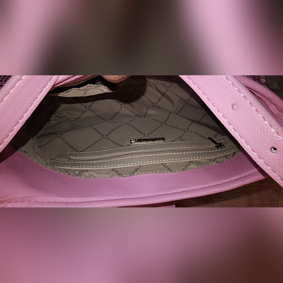 Fondant Pink Shoulder Steve Madden Bedazzled Purse - Picture 2 of 11